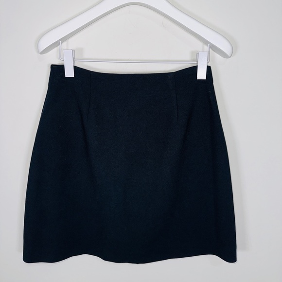 Black & White Button Down Mini Skirt By Kate Spade Size 6 - Picture 8 of 11